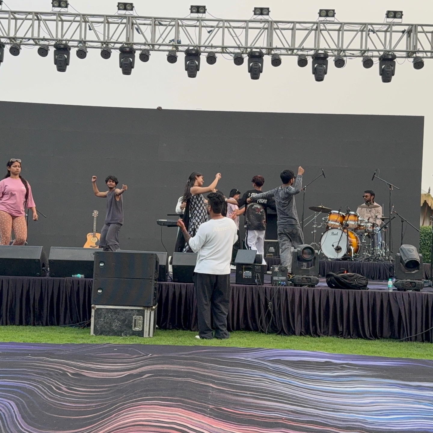 Wedding stage performance
